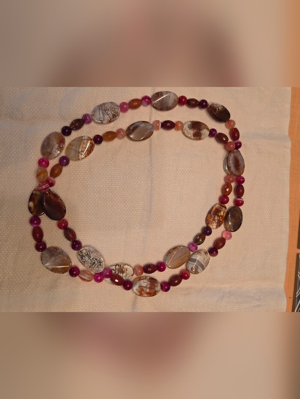 Mookaite Imperial Jasper Beaded Necklace